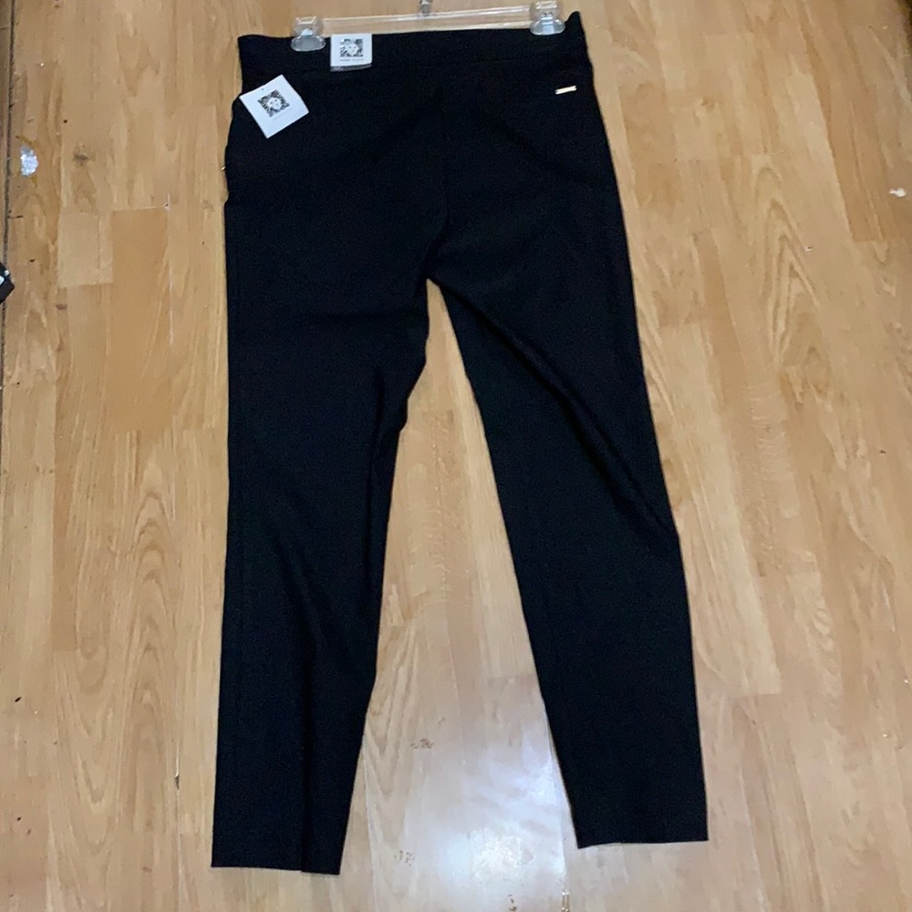 Black Anne Klein Slim Ankle pants